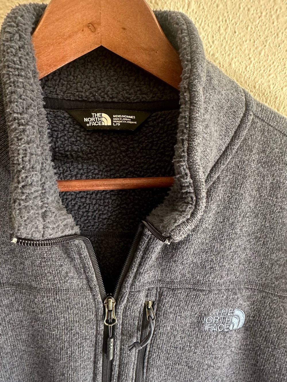 The north face men’s full zip jacket blue - Picture 3 of 4